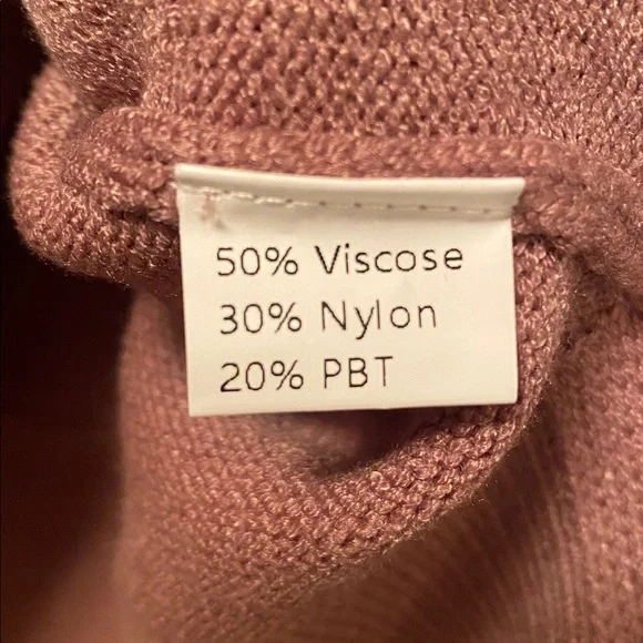 Anrabess Mauve Turtleneck Sweater…size L - Picture 7 of 7